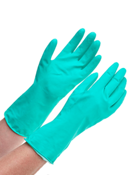 Mediumweight Household Gloves Large Green 1 Pair